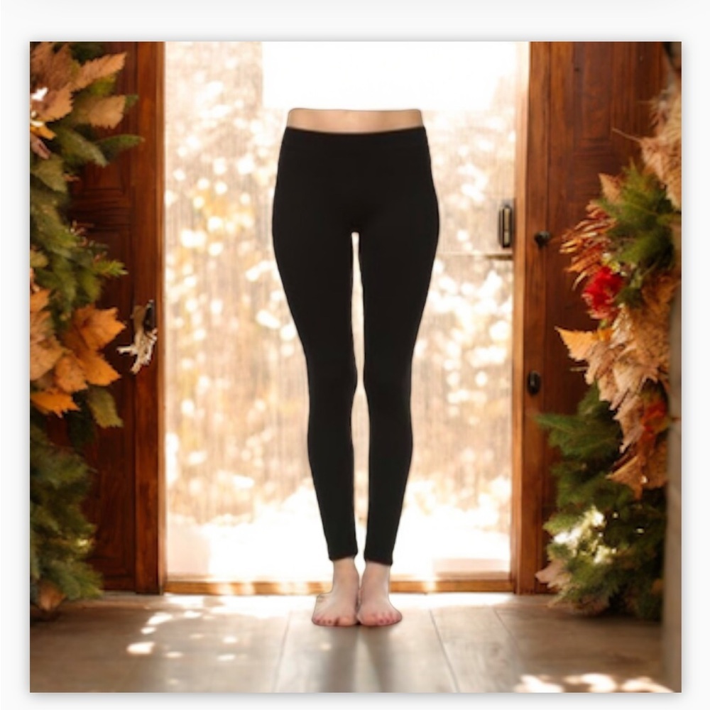 Bundle of Women’s solid black leggings -Never Worn Sz Med -NWOT​​